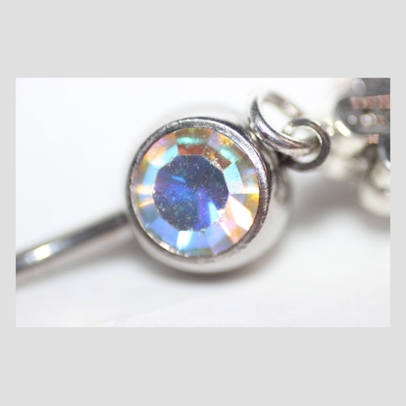 Crystal Hamsa Hand Belly Ring - Picture 10 of 16